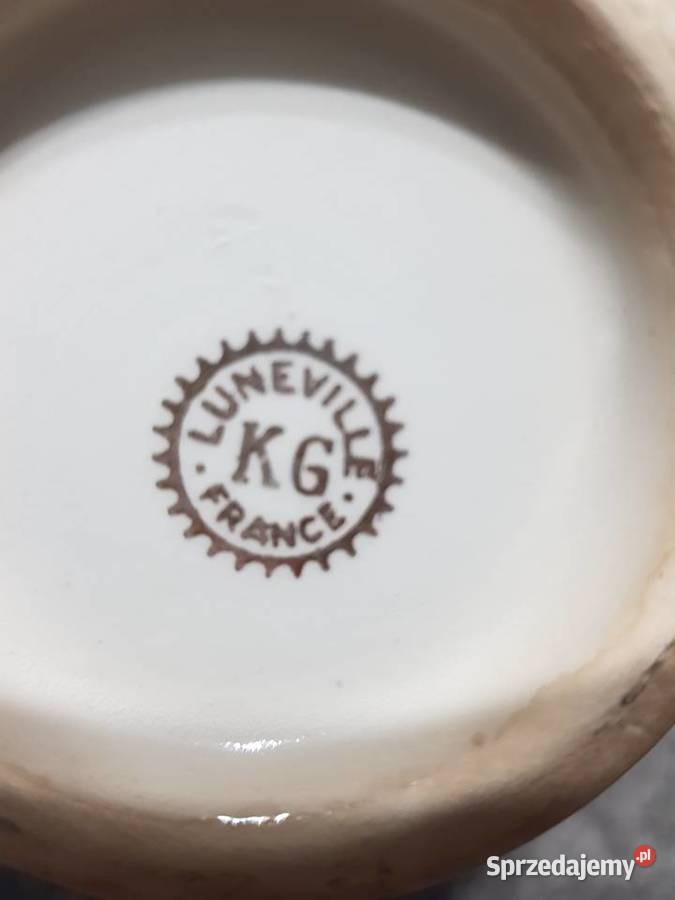 Cukiernica porcelana francuska Luneville Wola Podłężna