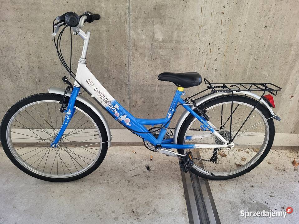 Rower miejski dziewczynki 24 z przerzutkami mazowieckie Warszawa