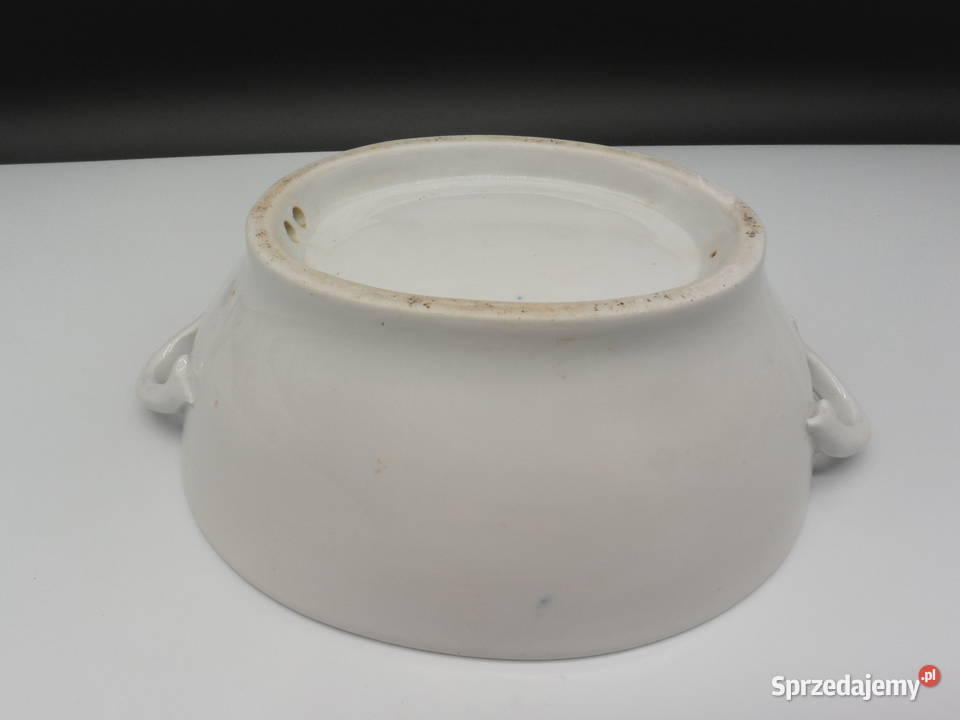 Antyczna Porcelanowa Forma do Budyniu Wzór