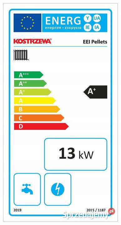 EEI PELLETS 12 kW VG geometria kocioł KOSTRZEWA Golub-Dobrzyń