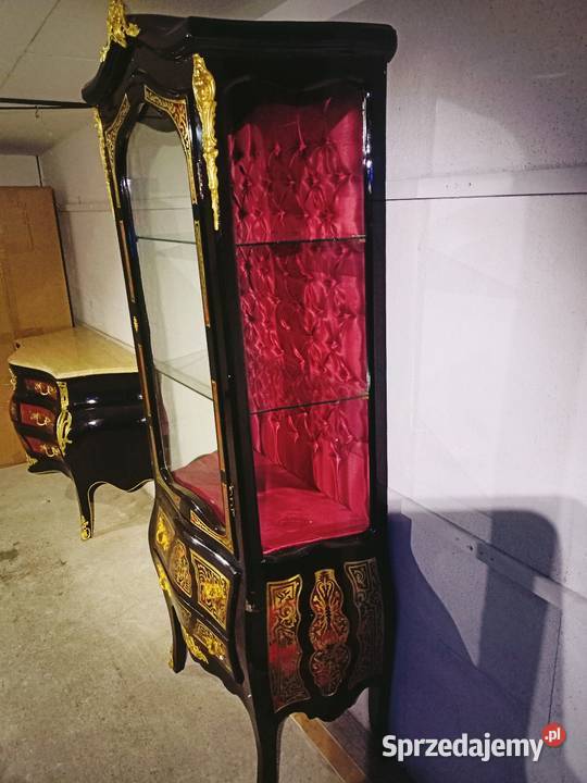 Witryna francuska boulle intarsja Toruń sprzedam