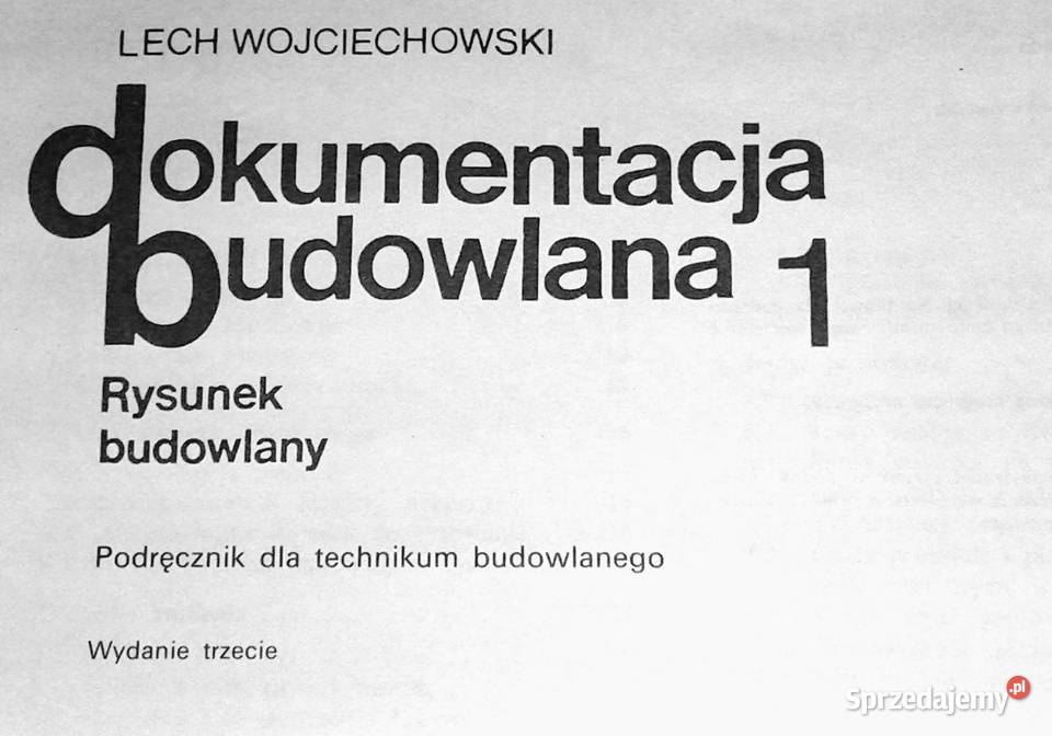 Dokumentacja budowlana 1 Rysunek budowlany L Chełm