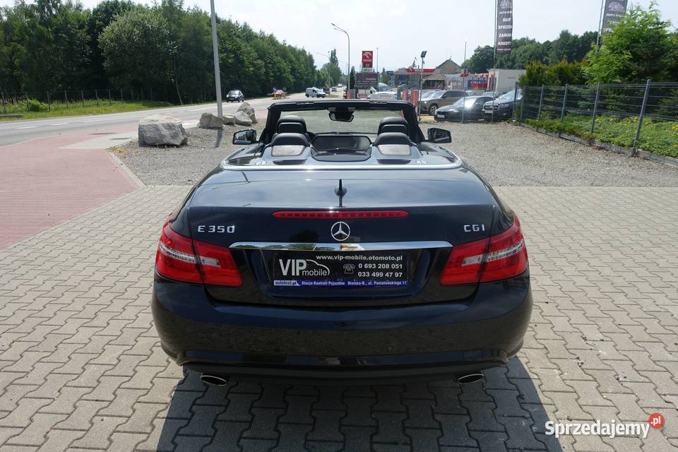 MERCEDES E350CGI 292 KABRIO AVANTGARDE FULL isofix Buczkowice