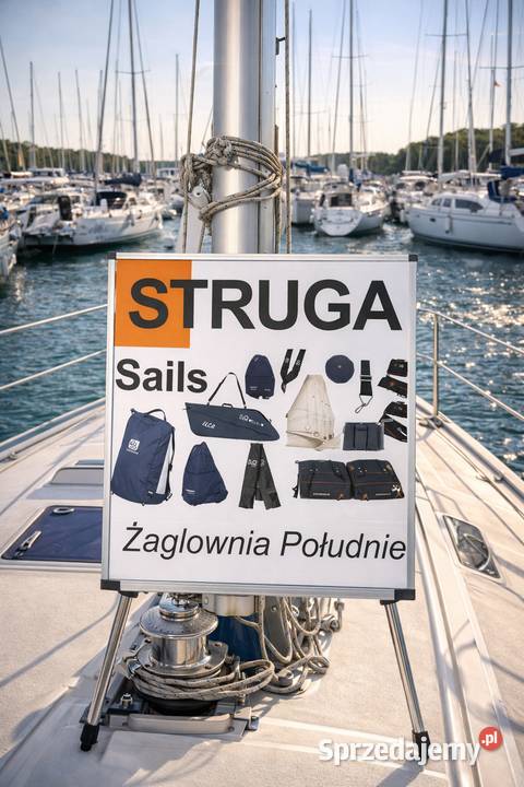 Żagiel Fok czarny dacron do omegi Zakliczyn sprzedam
