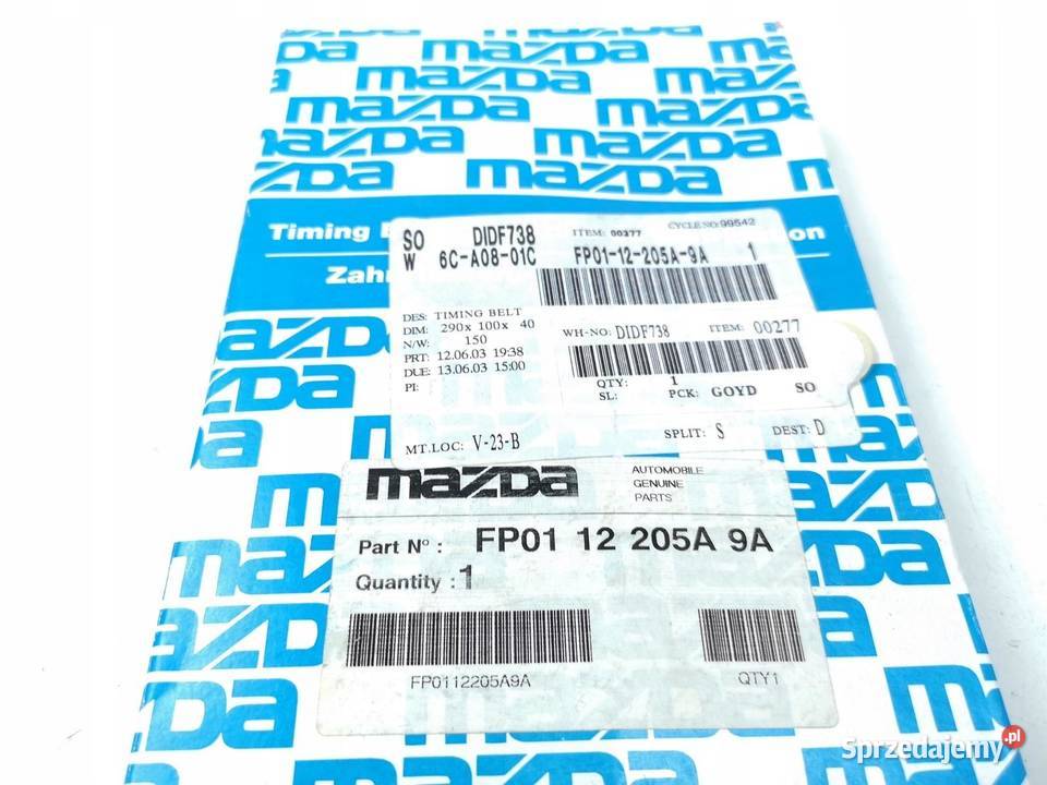 PASEK ROZRZĄDU MAZDA 323 626 18 19 FP0112205A9A