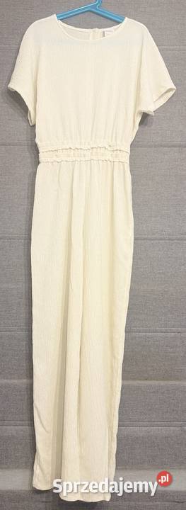 Dziewczęcy beżowy długi kombinezon ZARA rozmiar Żyrardów sprzedam