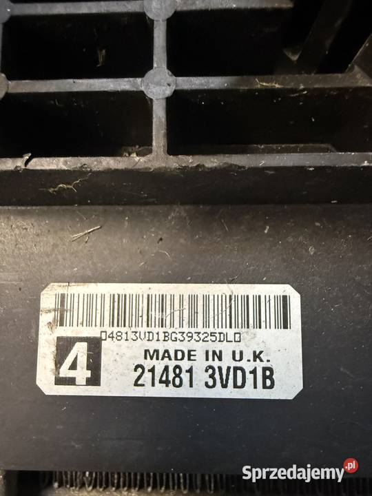 Chłodnica Wody Wentylator Obudowa Nissan Note II Pozostałe Kłobuck