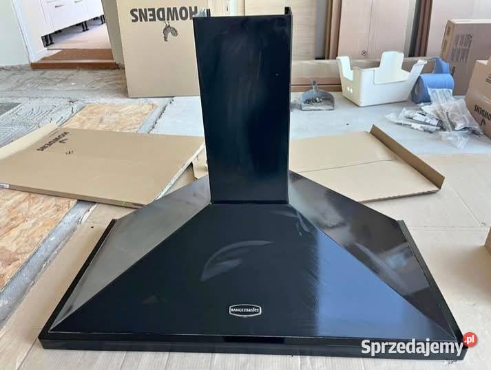 Okap Falcon 90 czarny stan idealny Kraków