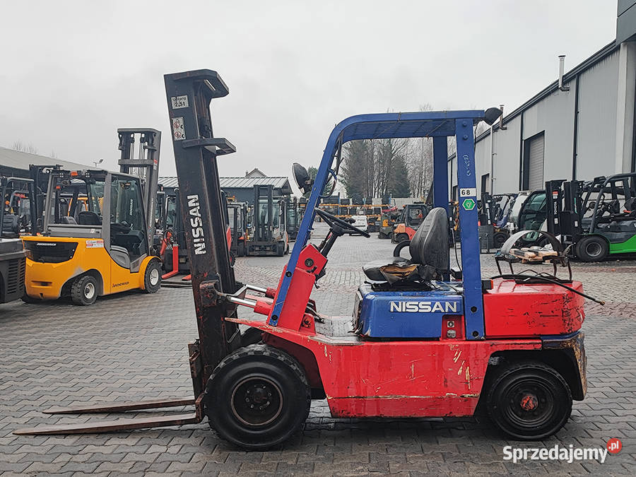 Wózek widłowy Nissan FG25 25 tony duplex 38 m Kęty