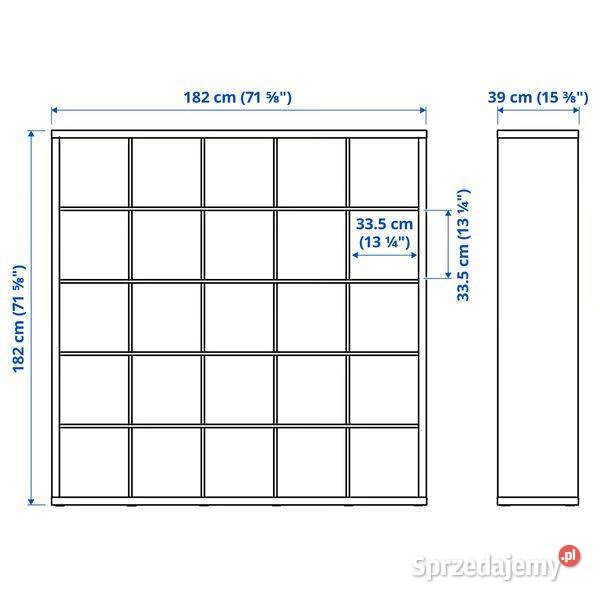 Regał biały IKEA KALLAX 182x182 70301537 40cm Rypin