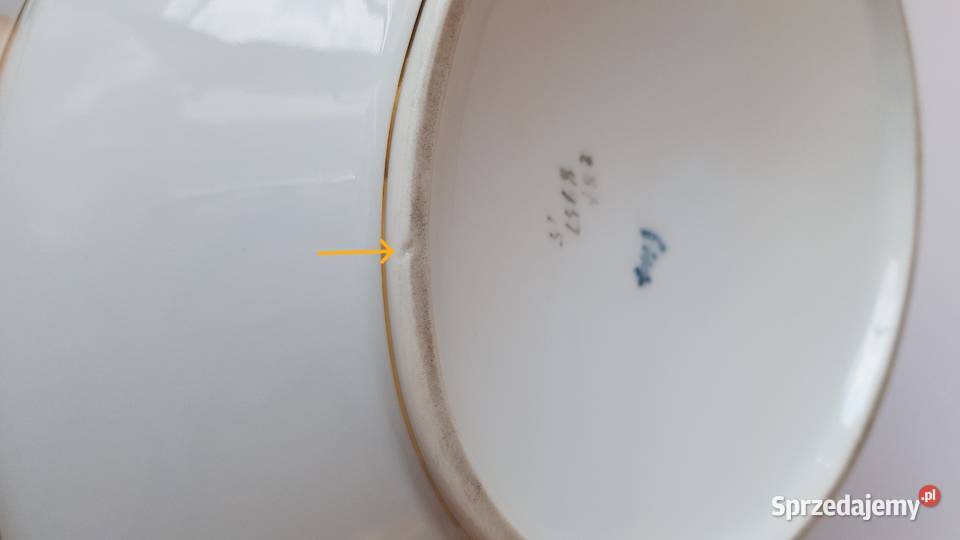 Stara duża porcelanowa waza Ohme Silesia śląskie Dąbrowa Górnicza