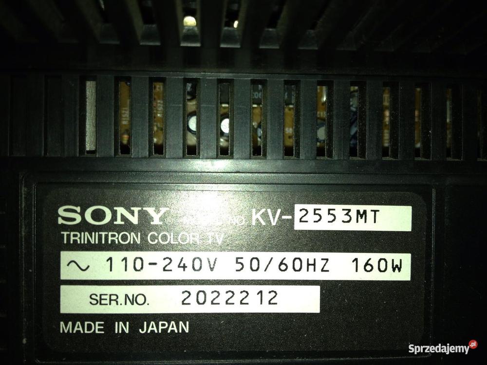 Telewizor kineskopowy SONY Model KV2553MT TRINTR podkarpackie Rzeszów