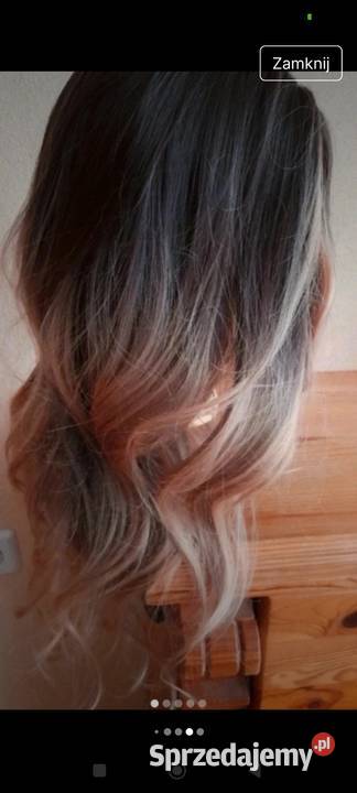 Nowa luksusowa peruka damska długie włosy jasny Dla kobiet lubelskie Puławy