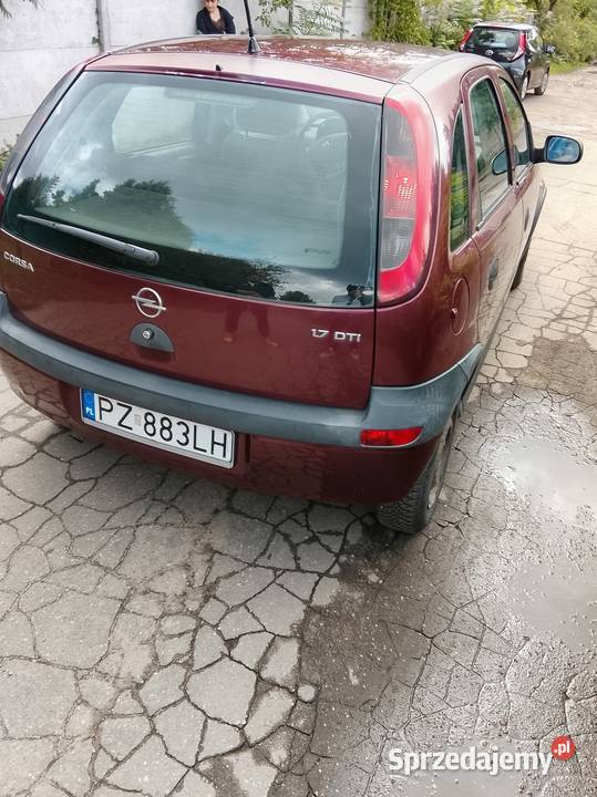 Opel Corsa 17 DTI diesel Wspomaganie klima itp manualna Poznań