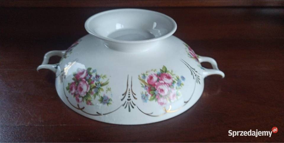 Patera różyczki w złotych kasetonach wewnątrz i Gdańsk