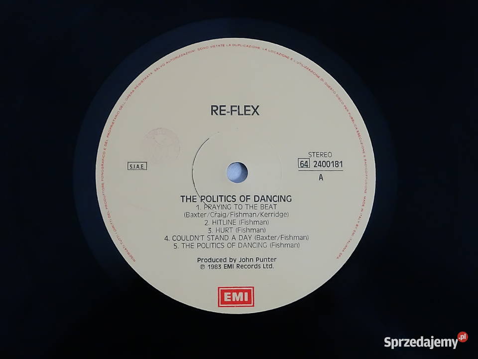 REFLEX The Politics Of Dancing Płyta Winylowa LP Biłgoraj