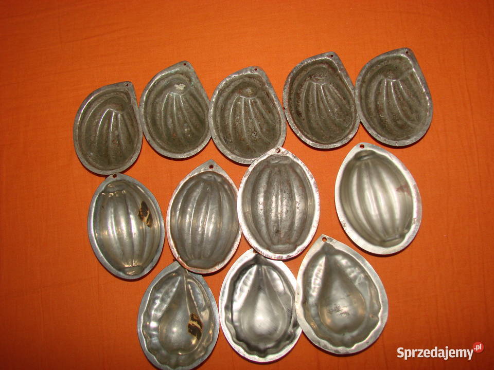 małe miedziane foremki Pruszcz Gdański