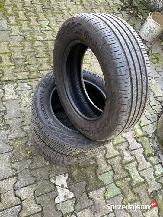 Sprzedam używane 4 opony letnie Continental 6 16cale Opalenica