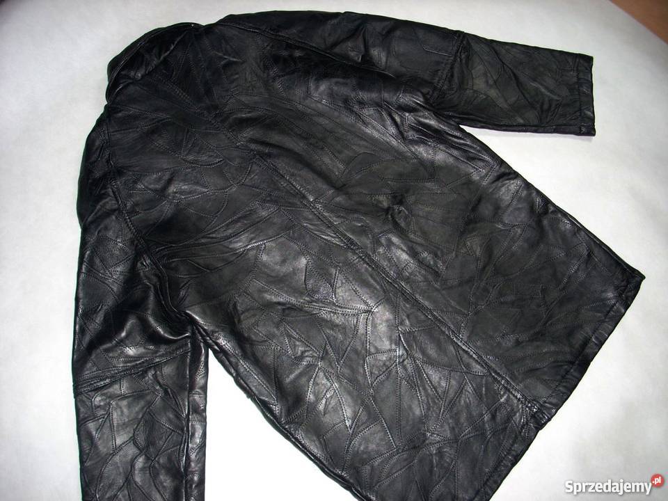 Płaszczyk Kurtka Skóra nat NOWA L XL czarny Nowy Sącz