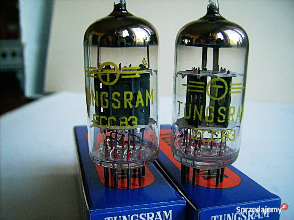 ParaECC83 TUNGSRAM NOS 12AX7 E83CC 1975 Mocne śląskie Porąbka