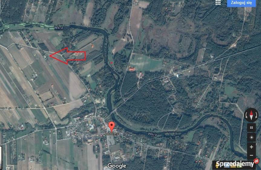 Joniec działka rekreacyjna 1000 m2 domek Joniec