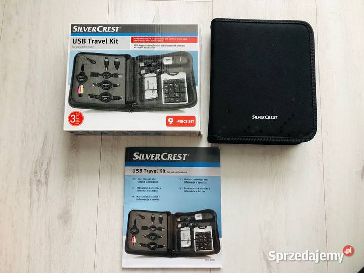 NOWY Silvercrest travel kit zestaw akcesoriów do Łódź