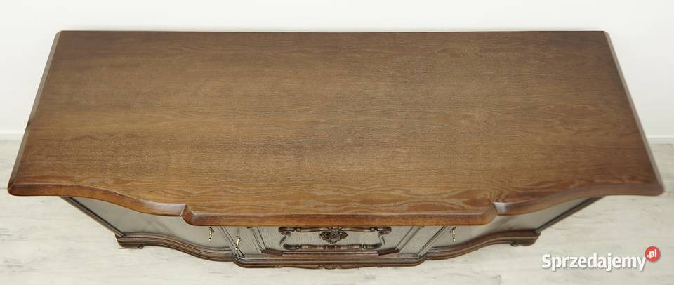 Dębowa komoda z lat 20tych w stylu secesyjnym Jerka