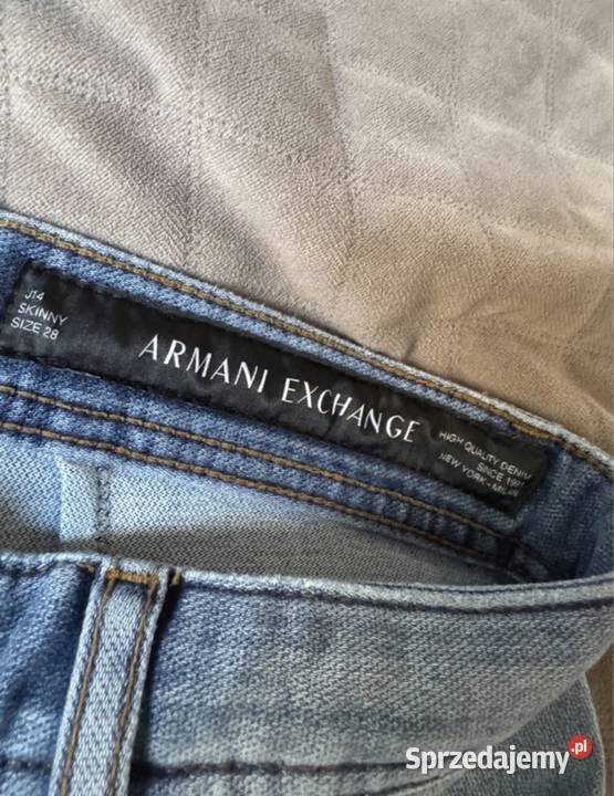 Jeans Armani Exchange niebieski Lublin
