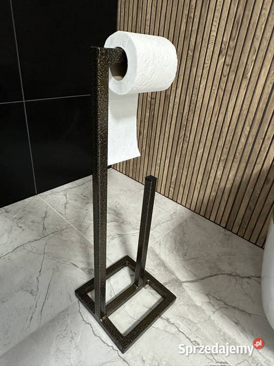 Stojak uchwyt na papier toaletowy loft Handmade Słopnice sprzedam