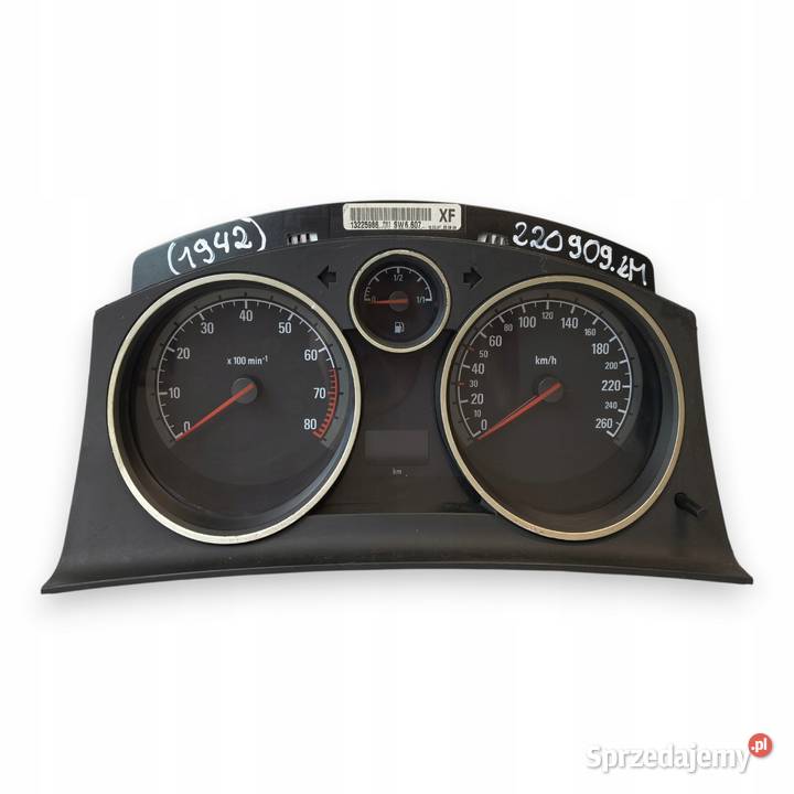 LICZNIK ZEGARY 13225986 XF Opel Astra H Zafira B osobowe Motoryzacja Chełm sprzedam