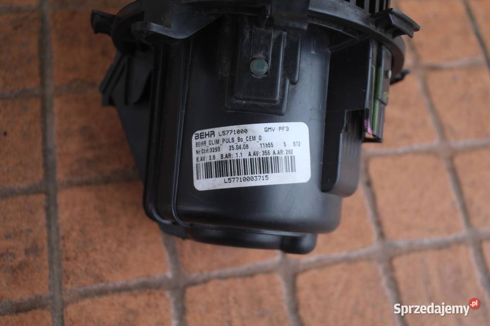 WENTYLATOR DMUCHAWA CITROEN C5 III X7 L5771000 osobowe sprzedam