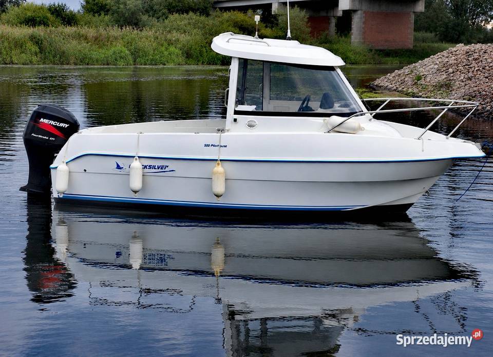 Łódź motorówka pilothouse Quicksilver 500 Dziwnów