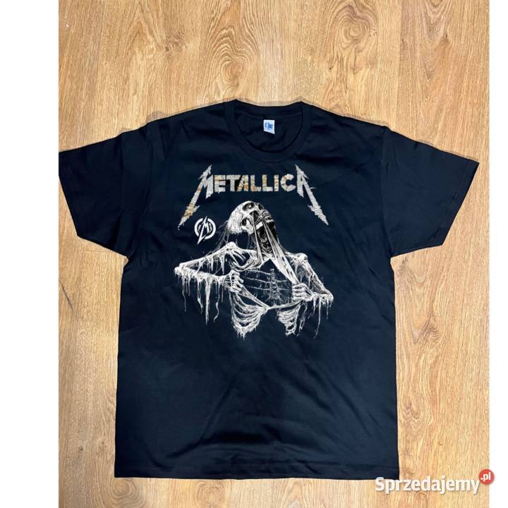 Metallica koszulka Nowa JHK 190g 100 Bawełna Człuchów