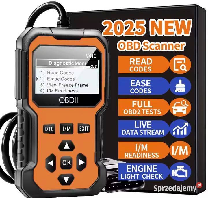 Skaner OBD2 V410 V500 interfejs diagnostyczny Interfejsy diagnostyczne Lublin