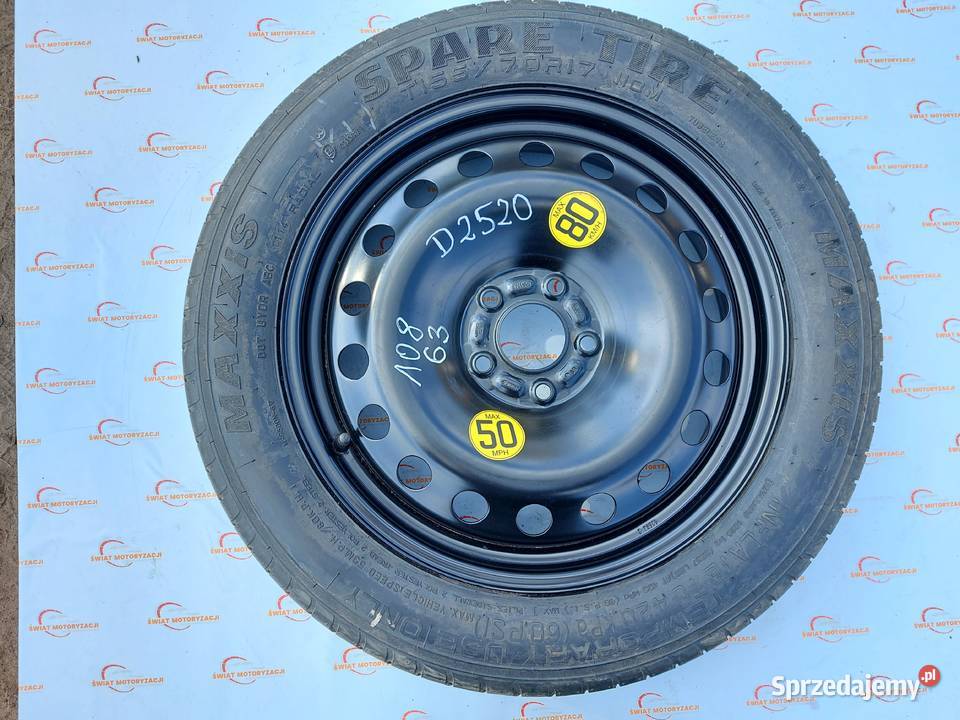 KUGA MK1 MK2 koło dojazdowe 1557017 110M 5x108 Kielce