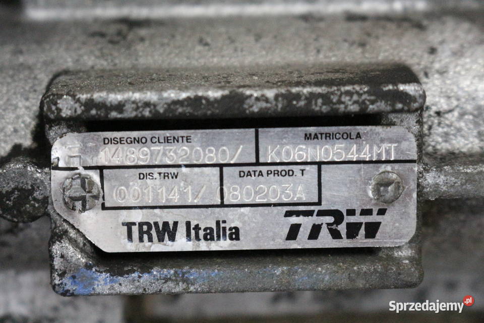 PEUGEOT 807 MAGLOWNICA EUROPA TRW 1489732080 Prochowice