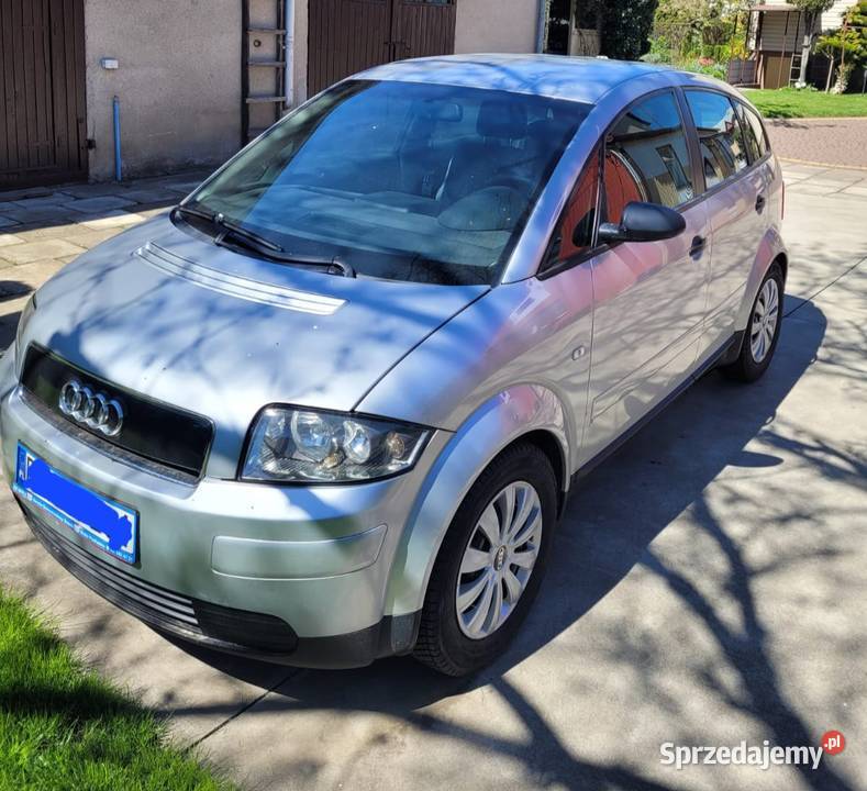Audi A2 2004 srebrny Wysokie Mazowieckie