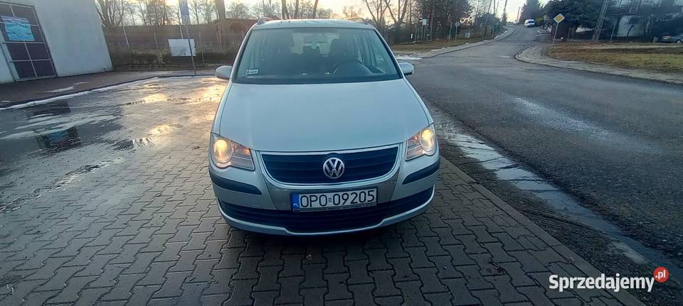 VW Touran 7 osobowy 1600 Benz MPI Rok produkcji 2007 opolskie Paczków