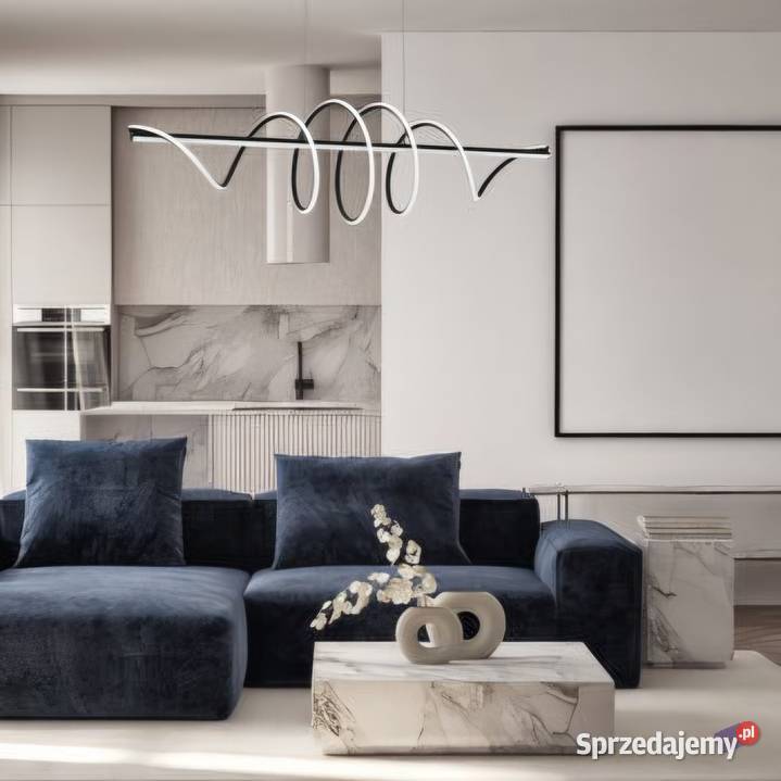 Lampa wisząca Twist czarna LED Milagro Warszawa