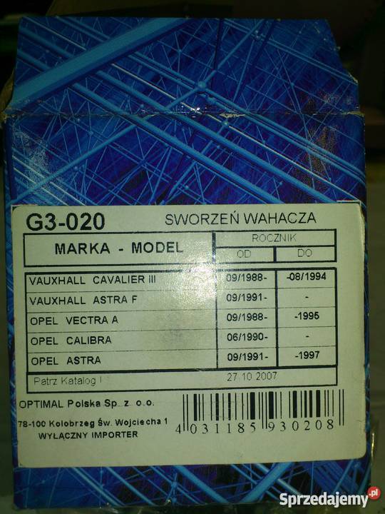 Sworzeń wahacza Opel G3020 osobowe sprzedam