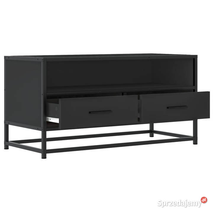 Szafka pod telewizor czarna 80x345x40 WM848809 RTV Warszawa