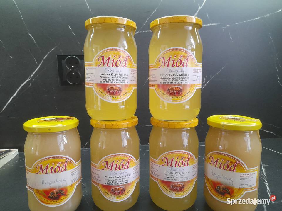 Miód z własnej pasieki Wiąg