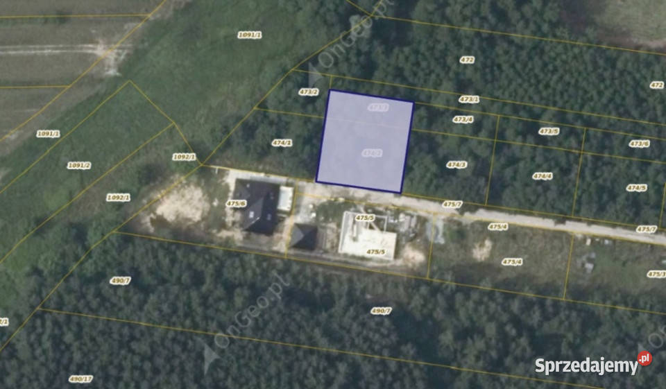 Działki 4733 4742 w miejscowości Zagórze 915m2 małopolskie