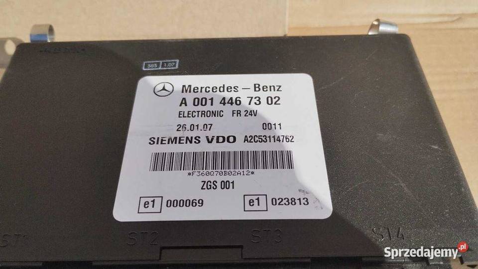 Modul Sterownik Komputer Ecu CPC Mercedes Actros