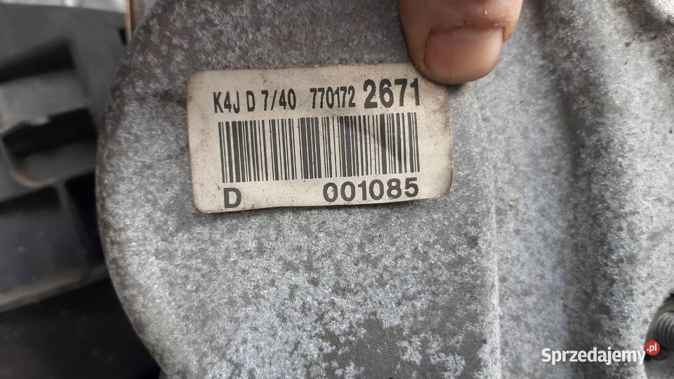 K4JD740 silnik 14 16V 98 126 Renault Megane II Dębno