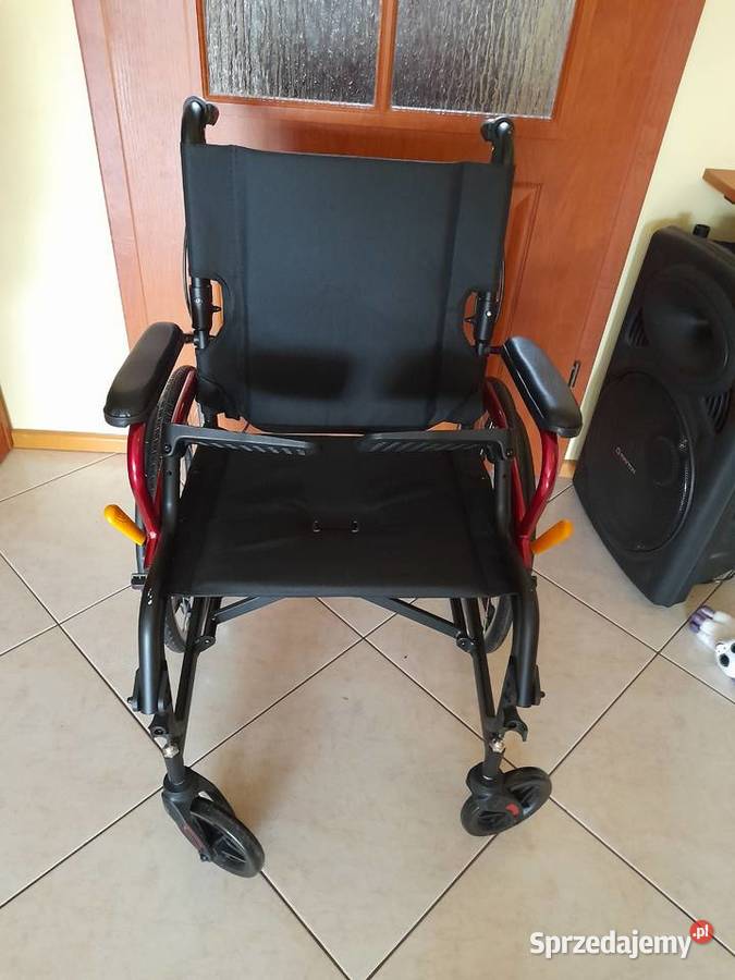 Wózek inwalidzki lekki aluminiowy składany Sprzęt rehabilitacyjny i ortopedyczny Gorzów Wielkopolski