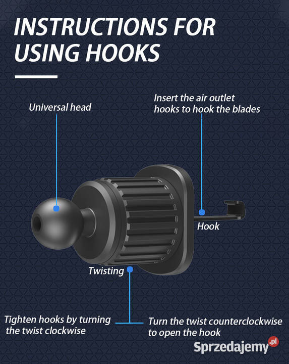 SEAMETAL Gravity360 uchwyt samochodowy na Łęczyca