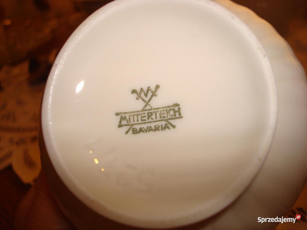 Antyczny kawowy MITTERTEICH BAVARIA z PORCELANY Jelenia Góra