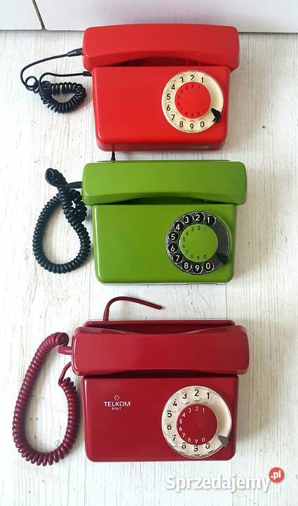 Telefony Tulipan Vintage PRL Częstochowa