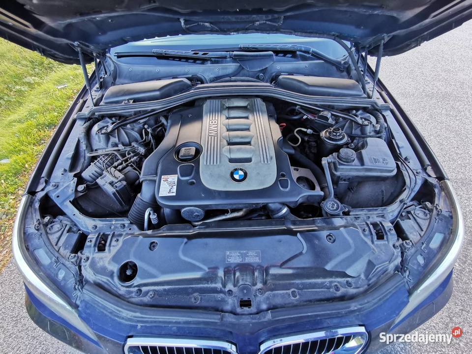 Sprzedam Bmw e60 530D 217 z 2004r uszkodzony Mrągowo
